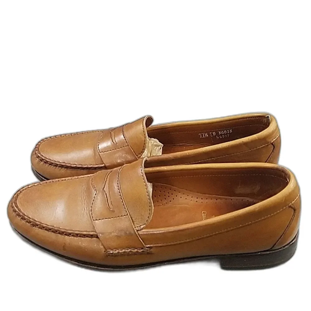 Allen Edmonds Tan Leather Penny Loafers